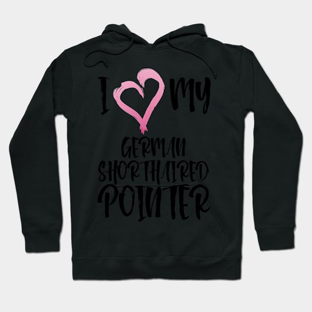 I love my German Shorthaired Pointer in oval! Especially for GSP owners! Hoodie by rs-designs